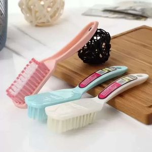 Scarpa di plastica semplice manico lungo la spazzola per lavanderia a tavola per pulizia domestica multifunzionale