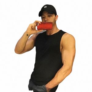 2022 Mens fitn gyms Tank top men Fitn sleevel shirt Male breathable Sports vest Undershirt Gyms Running vest men y1Vn#