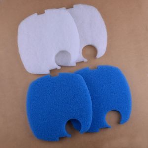 Accessories 4Pcs/Set Blue & White Aquarium Filter Pad Foam Sponge Replacement Fit For SUNSUN GRECH Canister 304AB/404AB/704AB Pattern