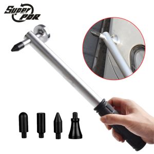 Hammer Super PDR Tap Down Pen Knock Down Tools Nagelhammer mit 5 Köpfen Paintless Dent Repair Dent Removal Tools Kit