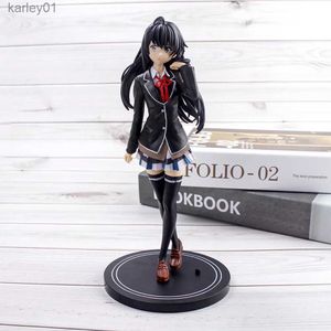 アニメマンガ20cm Yukinoshita Yukinoセクシーなアニメフィギュアマイ10代のロマンチックコメディSnafu Yui Yuigahama Action Figure Yukino Figurine Model Toys YQ240325