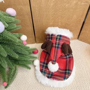 犬アパレルクリスマスペット服の木ケープショールはホリデーギフトの年に変身しますパーティー