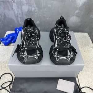 Fabrika Doğrudan Satış Dokuzuncu Paris Üçlü Sole S Rahat Çift Track Eski 3xl Kalın Ayakkabılar Düzenli Erkek Balencaga Nesil Sneaker Yeni Spor Kadınları 3xl Xokl