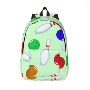 Backpack Men Women Large Capacity School For Student Bowling Pins And Balls Bag