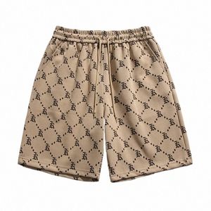 Sommer Übergroße Vintage Shorts Männer Plaid Gedruckt Kurze Hosen FI Koreanische Streetwear Fitn Jogginghose Böden Kleidung Männlich x5Ay #