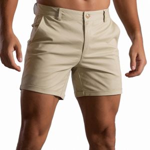 Herren Sommer Einfarbig Hosen Tasche Kordelzug Lose Beiläufige Sport Laufen Gerade Shorts Strand Übung Pack 61cY #