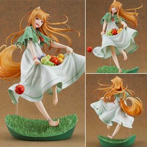 Aksiyon oyuncak figürleri anime baharat ve kurt kahramanı holo wolf ve meyvenin kokusu moe wolf pvc aksiyon figürü koleksiyon modeli oyuncaklar bebek hediyeleri T240325