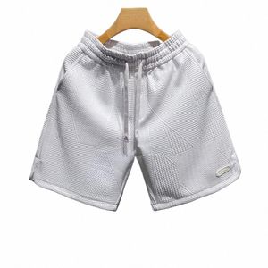 Mäns casual shorts Korean Summer Sports Shorts Högkvalitativa herrkläder HARAJUKU High Street Drawstring Short Pants New 2023 M82P#