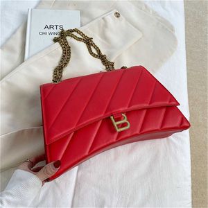 26 % RABATT Designer-Tasche 2024 Handtaschen Urban Elegant One Shoulder Chain Damen Klein Quadratisch Beliebte Mode Einfache Textur Lässige Damen