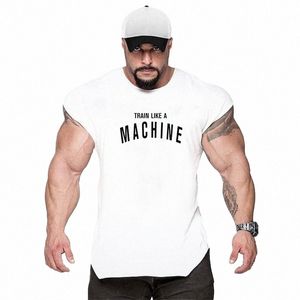 new Brand mens sleevel shirts Summer men Tank Tops Gym Clothing Bodybuilding Undershirt Casual Fitn tanktops tees V8Zu#