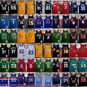 Michael Hardaway Imprimiu Classic Retro Basketball Patrick Ewing Jersey Allen Iverson Dwyane Wade Jason Kidd Russell Westbrook Kevin Durant Vince Carter Jerseys