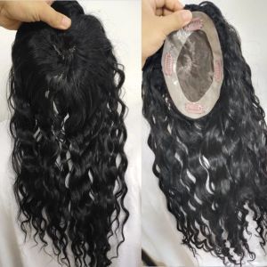 Toppers Long Curly Natural Black 822 