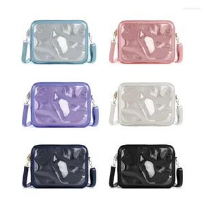 Borse a tracolla Donna Ita Borsa a tracolla Donna Trasparente Ragazze Cute-Lolita Spalla Adolescenti Cartelle alla moda Ins