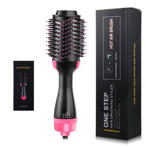 Curling Irons 3 In 1 Hair Dryer Brush One Step Blow Blower Air Styling Negative Ion Straightener Curler Comb 221203