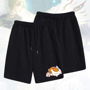 Freundkonto Anime Casual Short Pants, Male Cat Girl Three in Three, Summer Trendy Loose Sports Shorts