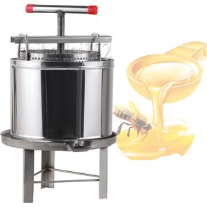 Prensa de cera de abelha em aço inoxidável 10l, extrator de mel, equipamento de apicultura, máquina prensa de cera de mel, balde, quatro pernas