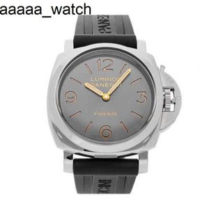 Mens 2024 klockor Panerass Luxury Wristwatches 1950 Tag 47mm PAM Automatiska mekaniska klockor Fullt rostfritt stål vattentätt