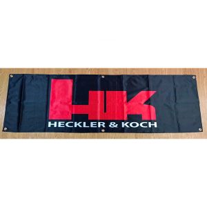 Accessories 130GSM 150D Material Heckler & Koch Gun HK Banner 1.5ft*5ft (45*150cm) Size for Home Flag Indoor Outdoor Decor