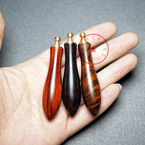 Colorful Droplet Style Natural Wood Smoking Tobacco Spice Miller Dabber Spoon Storage Bottle Stash Seal Case Pocket Oil Rigs Snuff Snorter Sniffer Snuffer Box