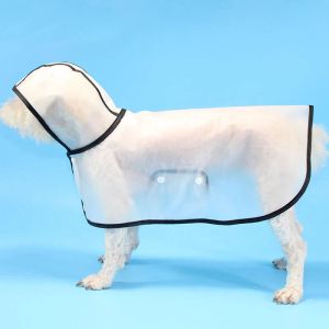 Raincoats Pet Dog Rain Coat för små stora hundar franska bulldogg husky transparent kappla kappa jacka för regn 8 storlekar regnrockkläder #9 