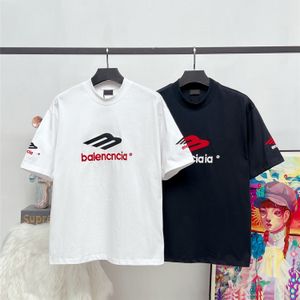 Tasarımcı Erkek T Shirt Street Casual Tshirt Gevşek Erkekler Kadın Yaz Lüks Tshirts Göğüs Mektup Nakış Tees