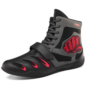 HBP Non-Brand Wrestling Boots New Design Professional Customized Weightlifting Wrestling Boxing Shoes