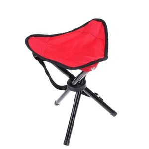 Camp Furniture Three Legged Stool For Outdootr Cam Hiking Folding Chair Seat Easy To Carry Thicken Fishing Stools Factory Direct 9At B Otx3E