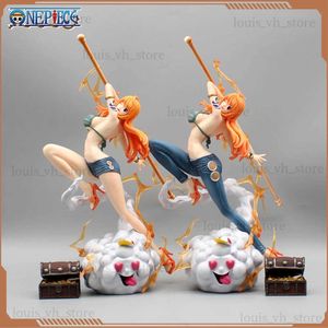 Action Toy Figures 29cm One Piece Nami Anime Figures Sexy Action Figurine Hentai Pvc Statue Model Doll Room Collectible Decoration Adult Toys Gifts T240325