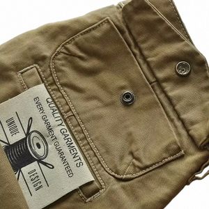 2024 Męskie spodnie Nowe spodni amerykańskie retro wytrzymałe spodnie odzieży roboczej mężczyzna odporne na zużycie luźne spodnie na nogi swobodne spodnie p8tv#