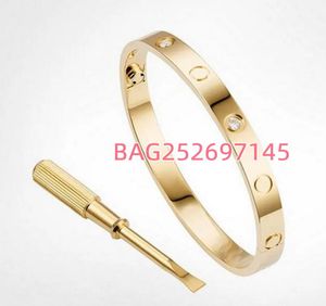 bracciale da donna bracciale in oro 18 carati bracciale da uomo con diamanti moda nuovi ori rosa misura 17CM 19CM Bracciali firmati in acciaio inossidabile Amante Gioielli Braccialetti di lusso