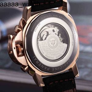 Watch 2024 Watch Panerass Designer Digital Dial Ruch mechaniczny Pasek Pasek Business Men's Men Watch P7tl Luminoss