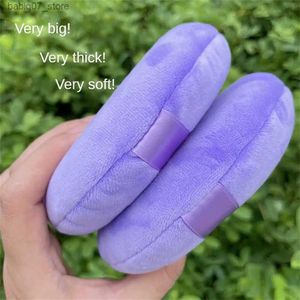 Sponges Applicators Cotton Big Puff Talcum Powder Puff Loose Powder Makeup Puff Soft Velvet Basic Cosmetics Puff Sponge Makeup Beauty Tools Q240325