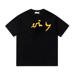 Bedrucktes Top-T-Shirt von Top-französischen und europäischen Designern, lässiges Kurzarm-Luxus-Hip-Hop-Straßenkleidungs-T-Shirt aus hochwertiger Baumwolle S-2XL
