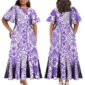Party Dresses Polynesian Ethnic Retro Design Fluffy stor kjol Bekväm tygklänning Sommar kvinnors grossist elegant man anpassad