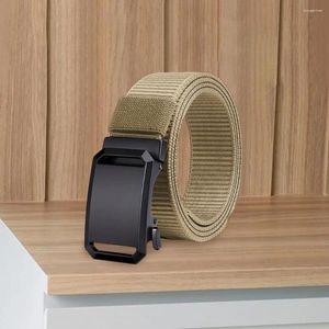 Cinto confortável cinto de cintura durável nylon webbing com fivela automática para guardas de segurança de agricultores comprimento ajustável