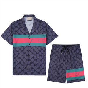 Designer Tute coordinate Camicie Pantaloncini da spiaggia Camicia floreale Hawaii da uomo Camicie casual Pantaloni a maniche corte da uomo Abito vario