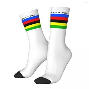 Women Socks Mathieu Van Der Poel Stockings Men World Winner Quality Kawaii Outdoor Sports Anti Skid Custom Gift