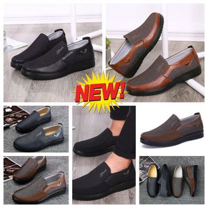 Casual shoes GAI Men Blacks Brown Shoe Point Toes party banquets Business suit Mens designers Minimalists Breathables Shoes sizes EUR 38-50