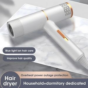 Strong Wind Hair Dryer Salon Dryer Air and Cold Air Wind Negative Ionic Hammer Blower Dry Electric Professional Hair Dryer 240313