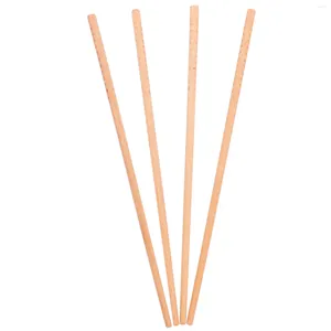 Kitchen Storage 2 Pairs Wooden Long Chopsticks Cooking Frying For Pot Deep Noodles 33cm