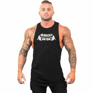 2024 رجال الصالة الرياضية تانك أعلى الرجال FITN قميص SLEEVEL MALE COTTSPABLE FITN Sports Vest