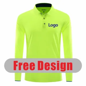 elike Lg Sleeve Quick-drying Sports Polo Shirt Custom Logo Print Embroidery Breathable Summer Men And Women Tops S-6XL 2022 87er#