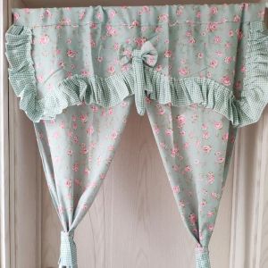 Curtains Cute princess lace short curtains. Printed cabinet curtains. Coffee curtains. Long door curtain