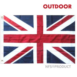 Tillbehör sömmar Storbritanniens flagga Storbritannien Storbritannien 90x150 cm Hållbar vattentät nylon dekorativa hem utomhus flaggor och banners