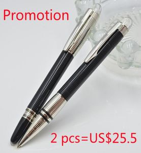 Promotion 2 pcs Crystal Star Top Roller Ball Ballpoint Pen Sell Stationery School Office Classic Write Student Gift Pens5075355