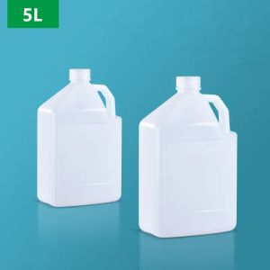 Burkar 5 liter Plastic Jerry Can Food Grade flytande alkoholbehållare Läcksäker påfyllningsbar flaskförvaringsbehållare 2st