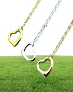 Designer Love Jewelry Women Necklace Luxury Heart Halsband 925 Silver Jewelry As Gift With Box 0012511986