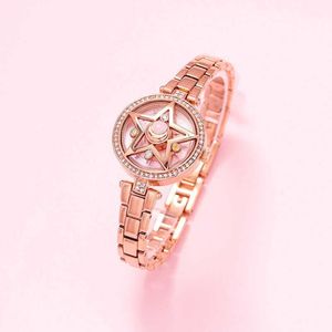 Sailor Moon Crystal Stars Orologio da polso Orologio Bracciale Costume 210616303C