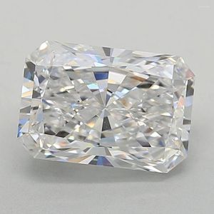 Löst diamanter NiceGems 3.38CT Strålande D Färg VS1 Clarity Excellent Cut Laboratory Grown Diamond Stone Certified