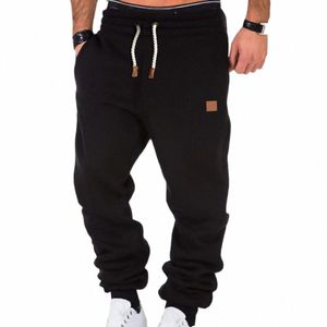 atmungsaktive Herrenhose, atmungsaktive Herren-Sporthose mit Kordelzug in der Taille, Knöchelband-Design für Jogging, Fitnessstudio, Training, weich, C2mT #